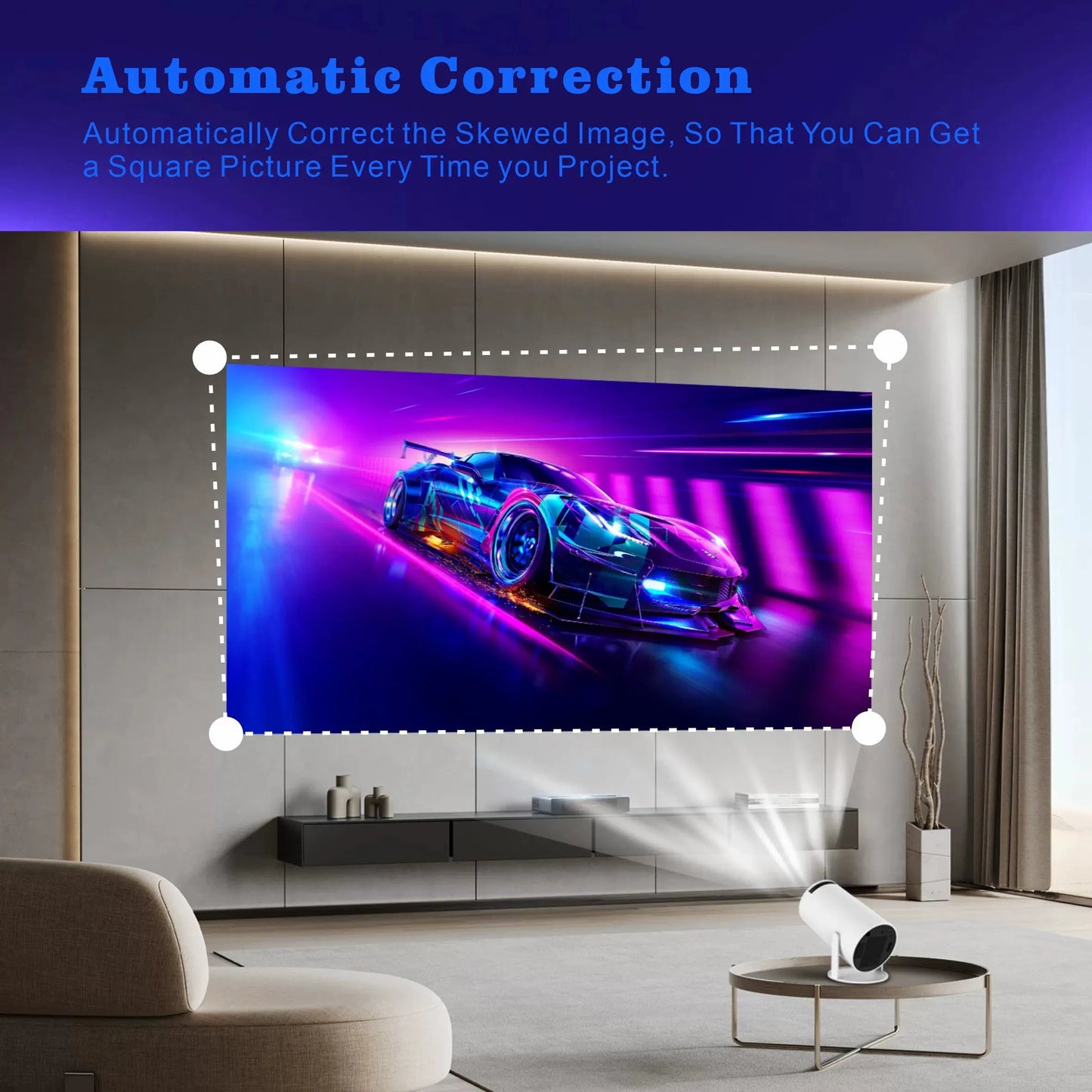 Projector mini 4K HY-300M98-Y2 Foreign Trade Popular Style Android TecnoValet