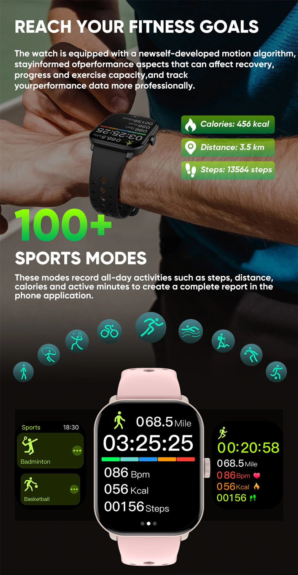 For Xiaomi Watch 5 Global Version Men Women HD AMOLED Screen Heart Rate Bluetooth Call GPS Track Waterproof Sports Smart Watch TecnoValet
