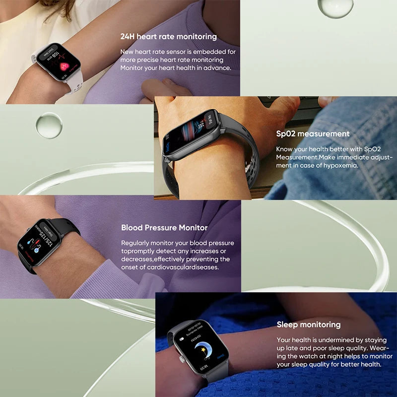 For Xiaomi Watch 5 Global Version Men Women HD AMOLED Screen Heart Rate Bluetooth Call GPS Track Waterproof Sports Smart Watch 
